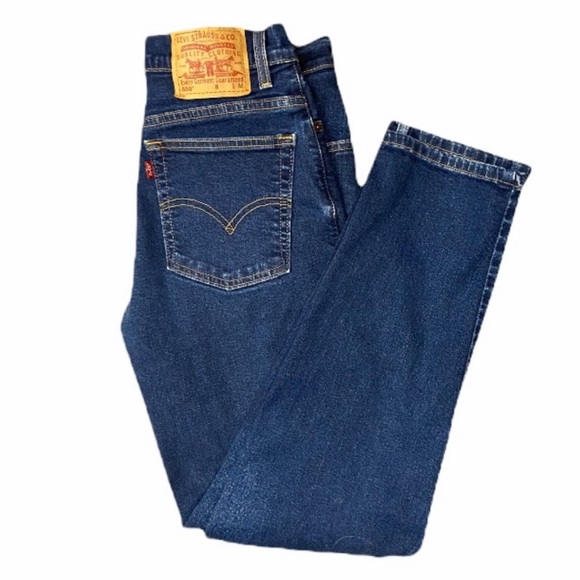 Vintage Levis 550 Dark Wash High Rise Tapered Jeans - Picture 14 of 15